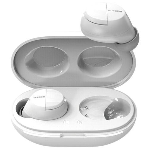 ワイヤレスイヤホン カナル型 ホワイト