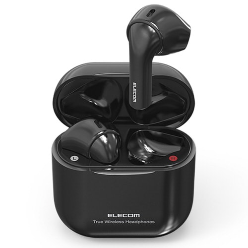 ワイヤレスイヤホン セミオープン ブラック