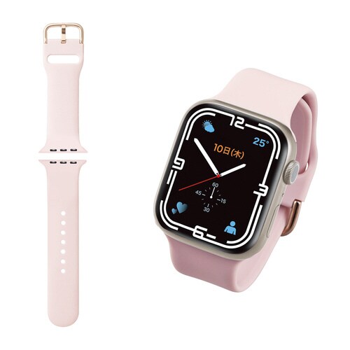 アップルウォッチ バンド シリコン ピンク