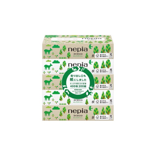 ネピecoティシュ 200組(5箱入)×12