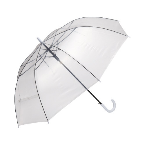 ワンタッチビニール傘 グラス骨 70cm×6