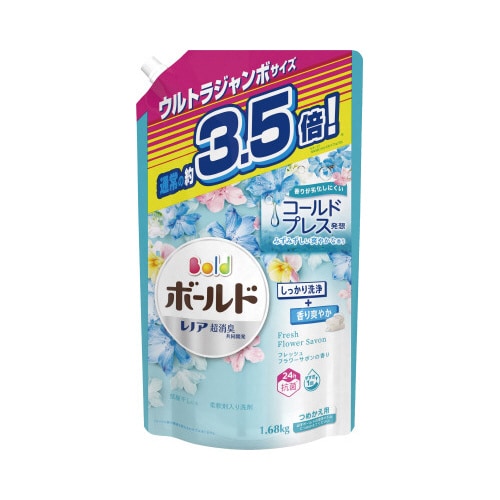 ボールドジェル Fフラワーサボン詰替1680g×6