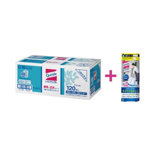 トイレクイックル120枚+クイックルミニワイパー