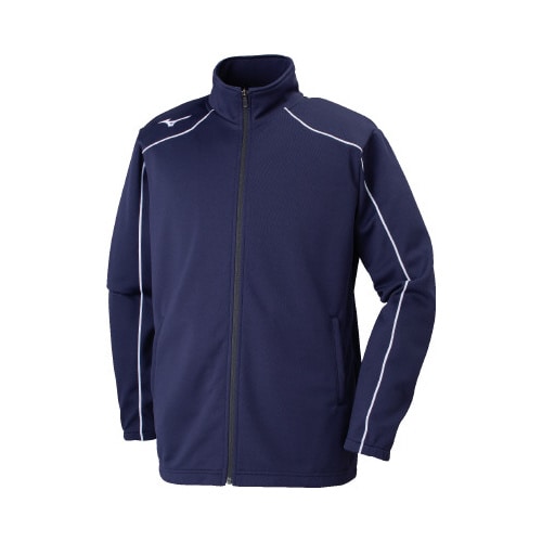 ウォームアップジャケット Dネイビー×ホワイトXS