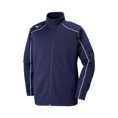 ウォームアップジャケット Dネイビー×ホワイトXL