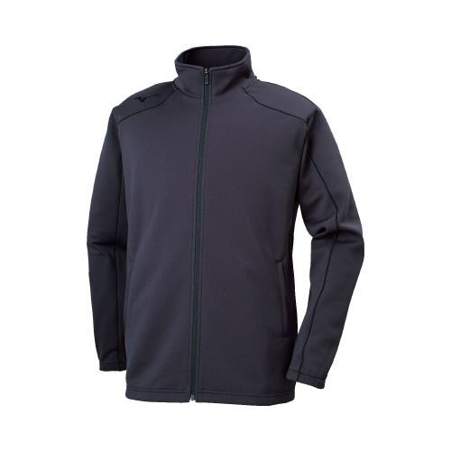 ウォームアップジャケット Cチャコール×BK M