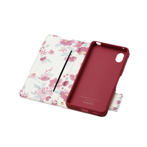 Xperia Ace IIIケース 花柄 ピンク