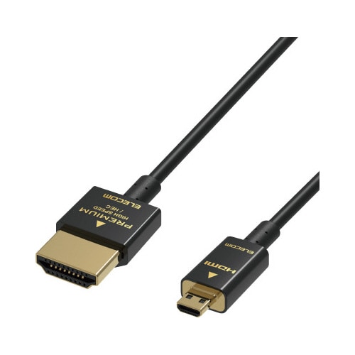 microHDMIケーブル スリム 1.8m