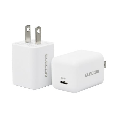 USB 充電器 PD 20W ホワイト 2個セット