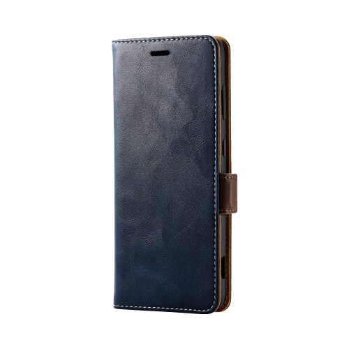 かんたんスマホ2+/BASIO4 ケース ネイビー