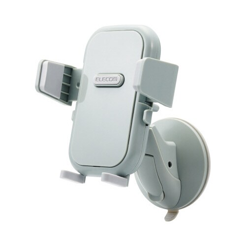 スマホスタンド 壁付け 吸盤式 グリーン
