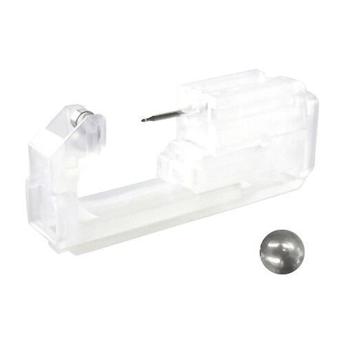 医≫滅菌済セイフティピアッサー(チタン)シルバー