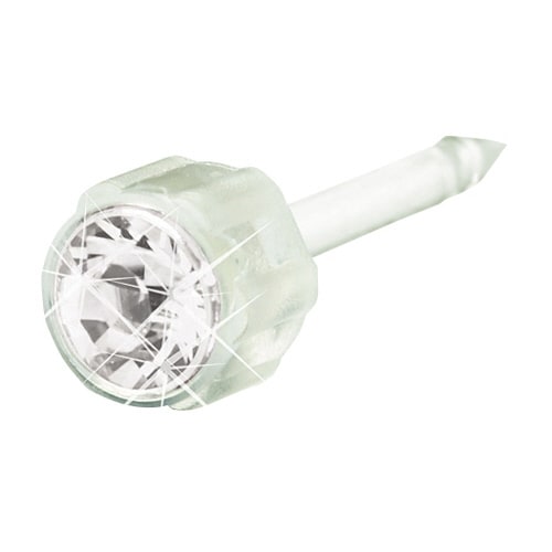 医≫ブロムダール医療用ピアスプラクリスタルフラワー