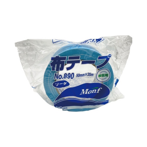 Monf梱包用カラー布テープNo890ソーダ30巻