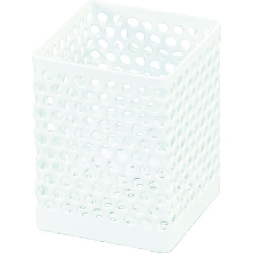 メッシュ小物入れ 小 白