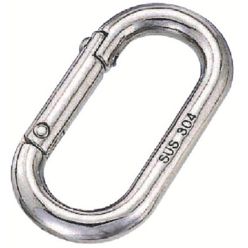 ステンレス オーバルキャッチ 6×40mm