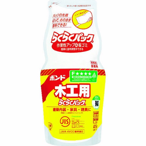 ボンド木工用 らくらくパック 1kg(ポリ袋)×6