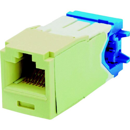 カテゴリ6A モジュラージャック アイボリー