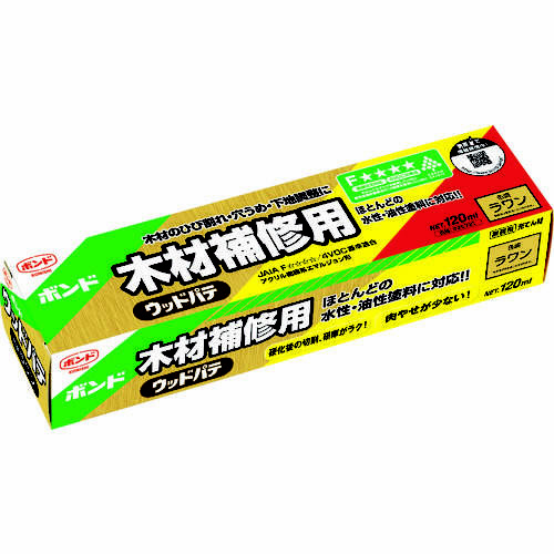 ウッドパテ ラワン 120ml 紅白