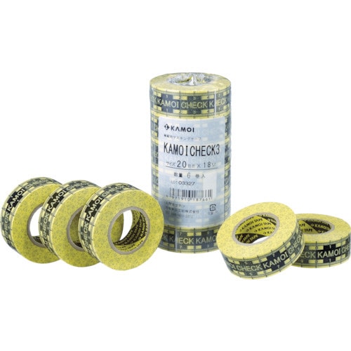 マスキングテープ 車両塗装用 20mm 黄/黒