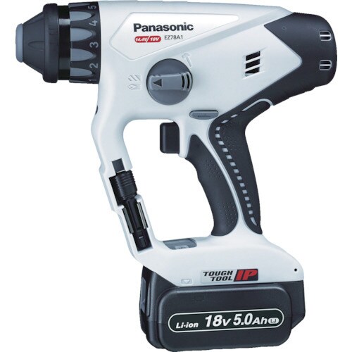 充電マルチハンマードリル 18V 5.0Ah 灰