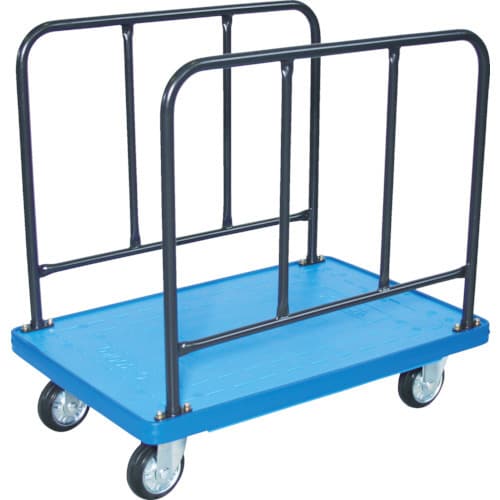 MKP樹脂製台車 サイドハンドル ブルー