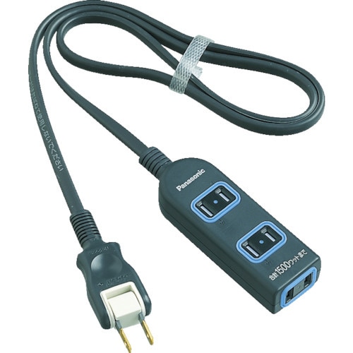 ザ・タップX 3コ口 1mコード付 ブラック