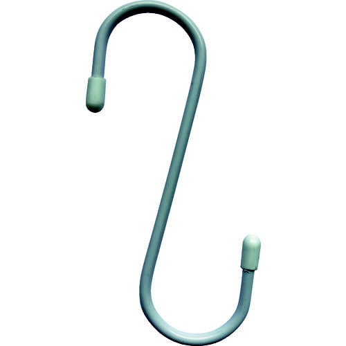 スチールSフック 150mm 白