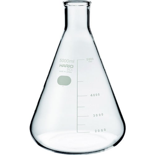 三角フラスコ(目安目盛付き) 5000m
