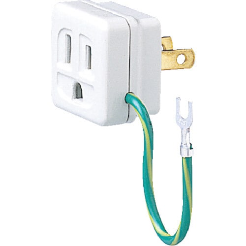 接地15Aアダプタ アースリード線付