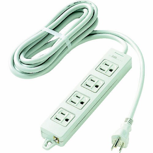 OAタップ 接地15A形 4コ口 1mコード付