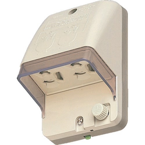 フル接地防水ダブルコンセント