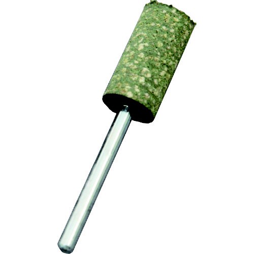 #220軸付ゴム砥石 砥石径Φ10 軸径Φ3 緑