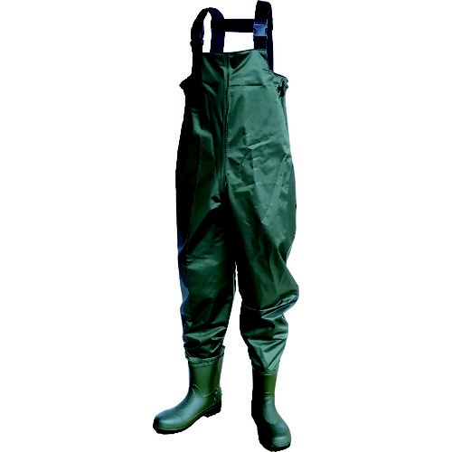 鉄芯鉄板入ナイロン胴付水中長靴