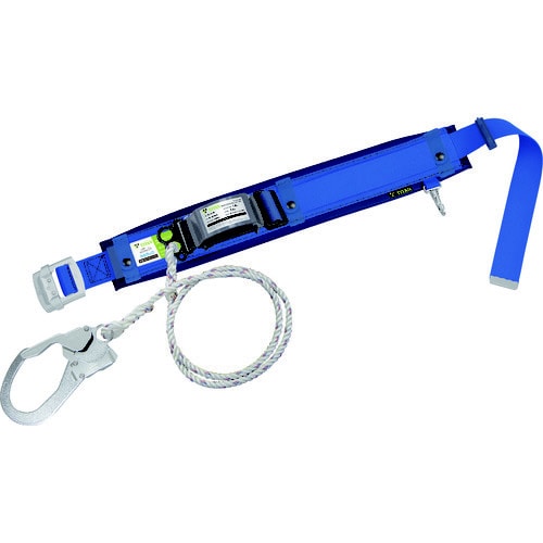 カルラックロープ式胴ベルト スカイブルー