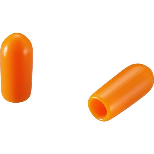 フック用先端キャップ マンダリンオレンジ 10個入