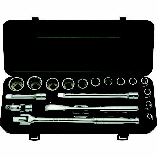 12角ソケットセット3/8(9.5)×19PCS