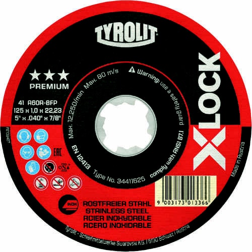 エックスロック切断砥石プレミアム 34411625