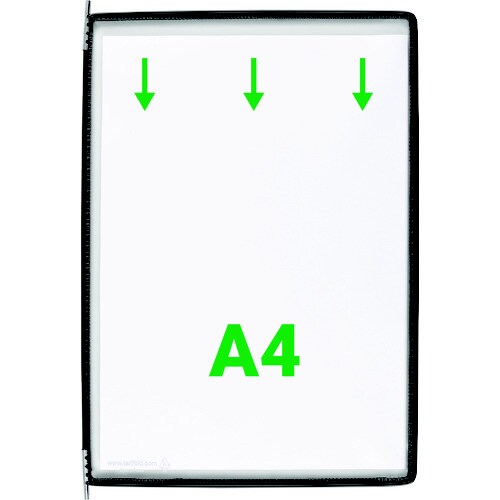 掲示ファイルスタンド用ポケット ブラック