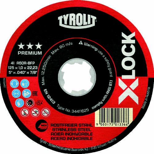 エックスロック切断砥石プレミアム 34411626