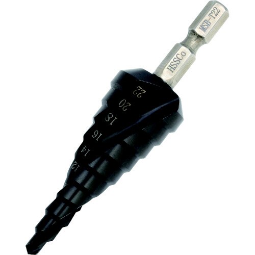 ステップドリル(六角軸シャンク) MSB−T22