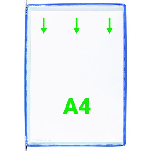 掲示ファイルスタンド用ポケット ブルー