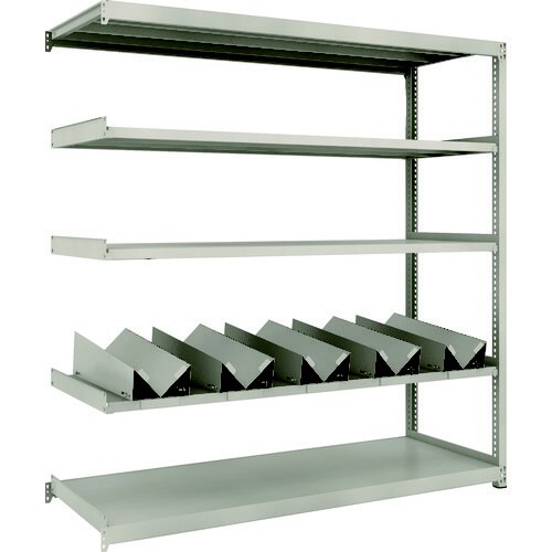 M2型軽中量棚 1760 缶受×5付 連結