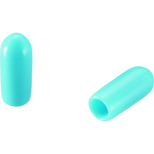 フック用先端キャップ アクアブルー 10個入