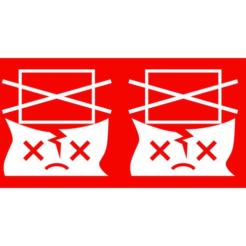 荷札 「上積厳禁」マーク 4枚×10シート