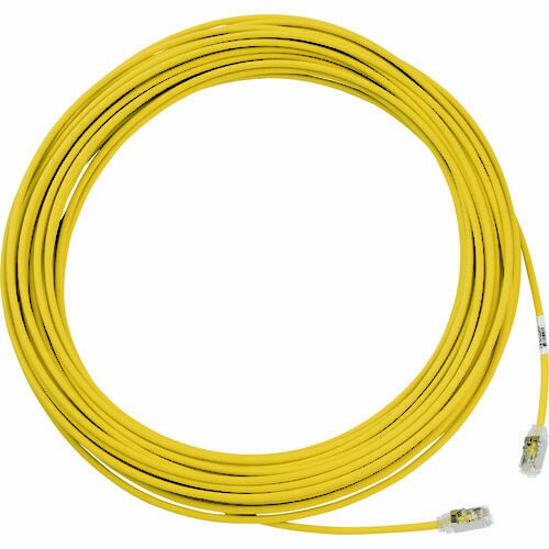 カテゴリ6A 細径シールドパッチコード 2m 黄