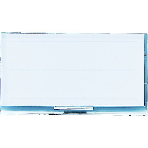 U型名札25×50mm(安全ピン・クリップ両用型)