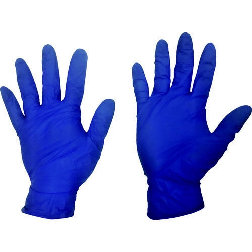 ニトリルGLOVE55粉無 Dブルー M