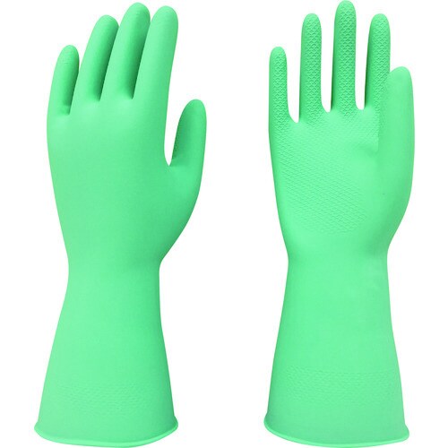 218L 天然ゴム手袋 グリーン L