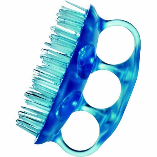 シャンプーブラシ ブルー